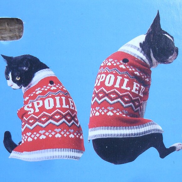 "Spoiled" Pet Sweater Size S Dog or Cat - Picture 3 of 10